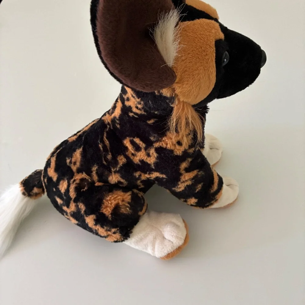 Wild Republic African Wild Dog Painted Wolf Plush Stuffed Animal 12 Inch Safari